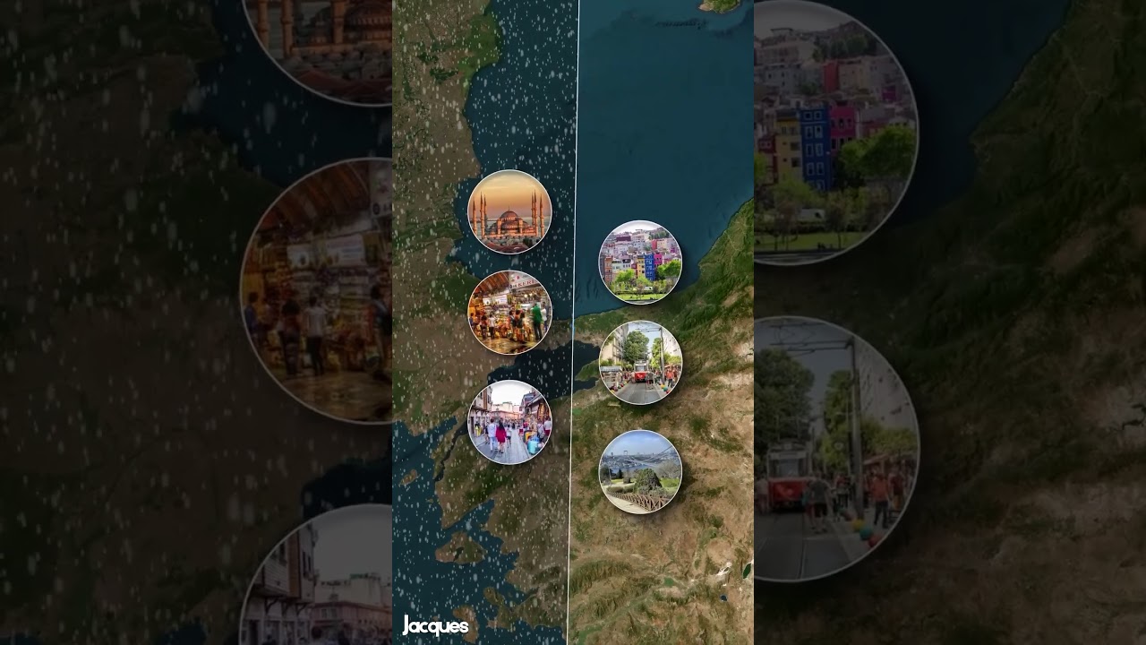 Istanbul est une ville sur deux continents ! #Istanbul #Turquie #Bosphore #Géographie #Europe