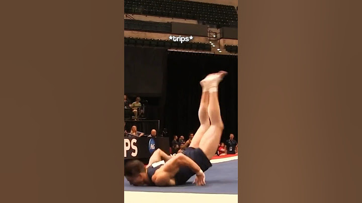 At least he played it off well. Still don’t understand how he tripped😂 #gymnastics #fail #planb
