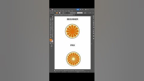 Adobe Illustrator Tips 2025 - Tips to Create Orange Vector with Repeat Tool #adobeillustrator