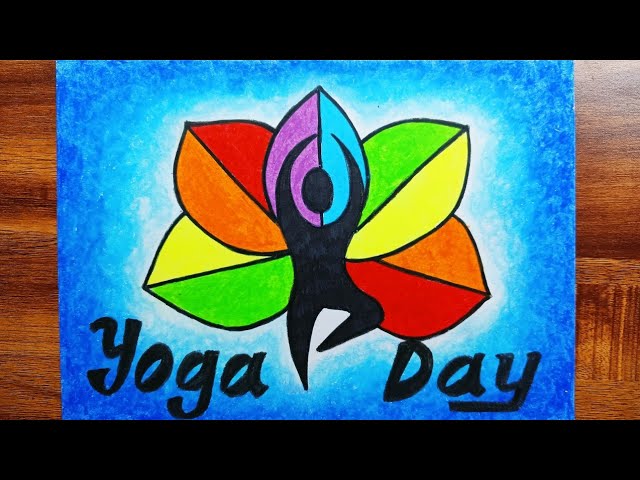 International yoga day june 21 banner with old Vector Image