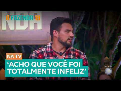 'You were completely out of line,' says Renê while voting for Serginho | A Fazenda 18