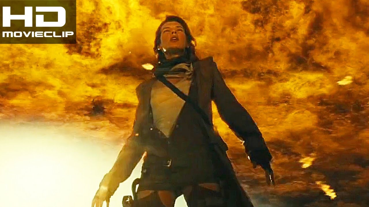 Resident Evil: Extinction (2007) | Zombie Crows attack scene