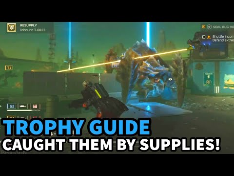 Helldivers 2 - Kill a Charger with a resupply pod (Caught them by Supplies Trophy Guide)