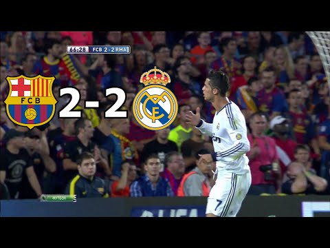 Real Madrid Vs Barcelona 2-2 | 2012 2013 Season| HD