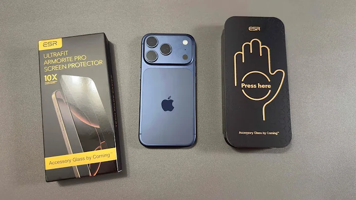 ESR iPhone 17 Pro Screen Protector 3-in-1 Pack – Easy Install, No Bubbles