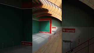 Frontón de Santurde de la Rioja.