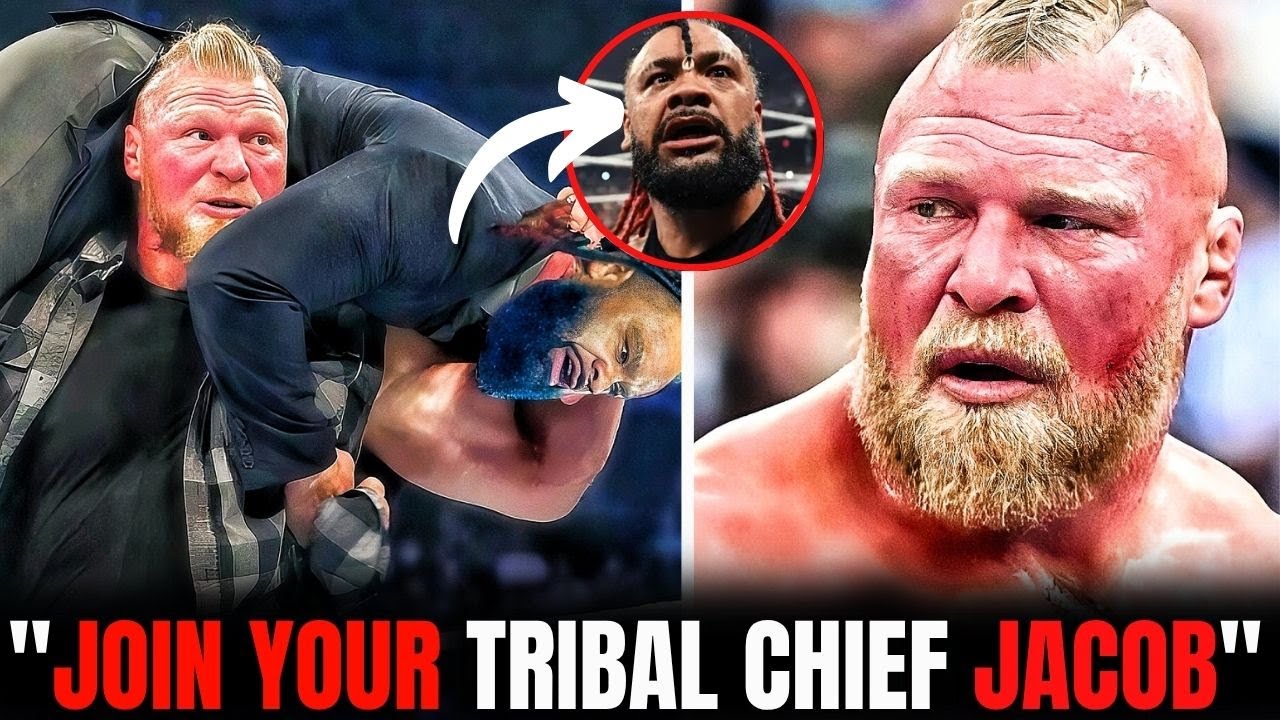 Brock Lesnar Ambushes Jacob Fatu, Forcing the Samoan Werewolf to Join OTC Roman Reigns!