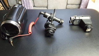 Sony ECM-XYST1M vs. Rode VideoMicro vs Sony Handycam HDR-CX675 mic - microphone Sony ECM-XYST1M vs. Rode VideoMicro vs Sony Handycam HDR-CX675 mic - microphone
