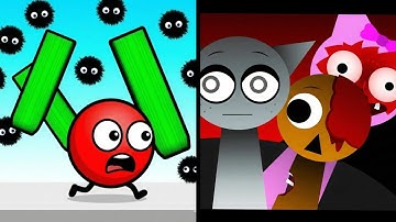 Hide Ball Vs Spranky Run 👹👿😻🦊 Max All Levels Android iOS Gameplay Ep 955