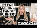 My 5 Biggest Tips For Starting A Candle Business + 20K SUBS GIVEAWAY! [CLOSED]