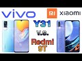 Xiaomi Redmi 9T vs Vivo Y31 2021 | Specification | Comparison | Features | Price