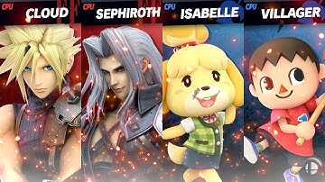 Cloud & Sephiroth (Final Fantasy) vs Isabelle & Villager (Animal Crossing)