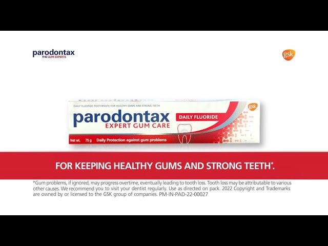 Parodontax toothpaste for healthy gums and strong teeth (English) class=