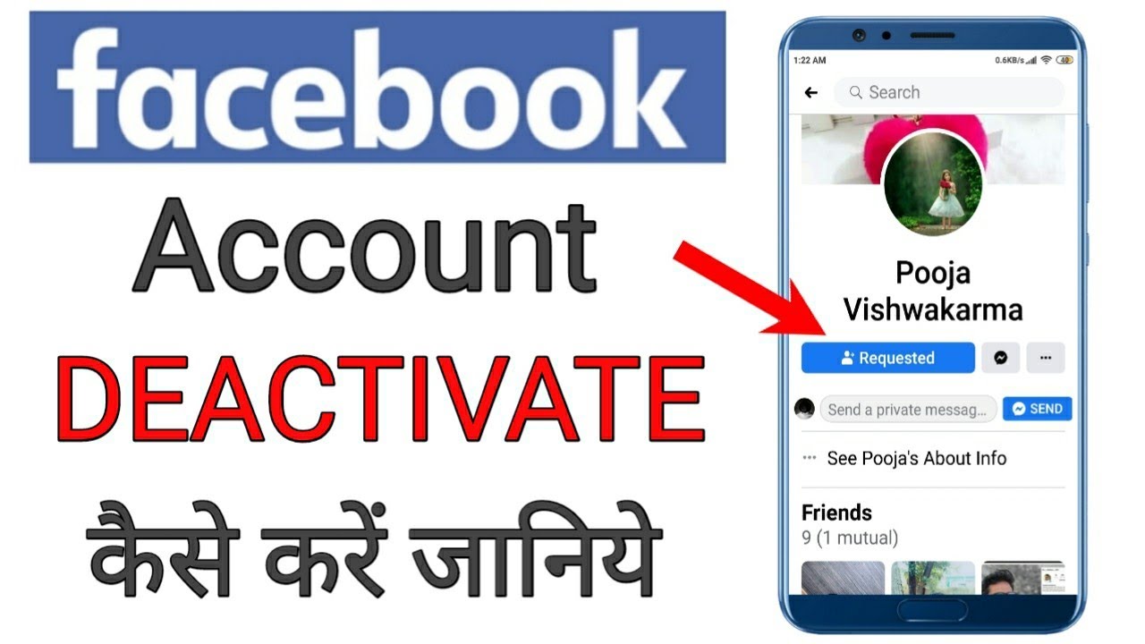 fb id deactivate kaise kare how to deactivate facebook account