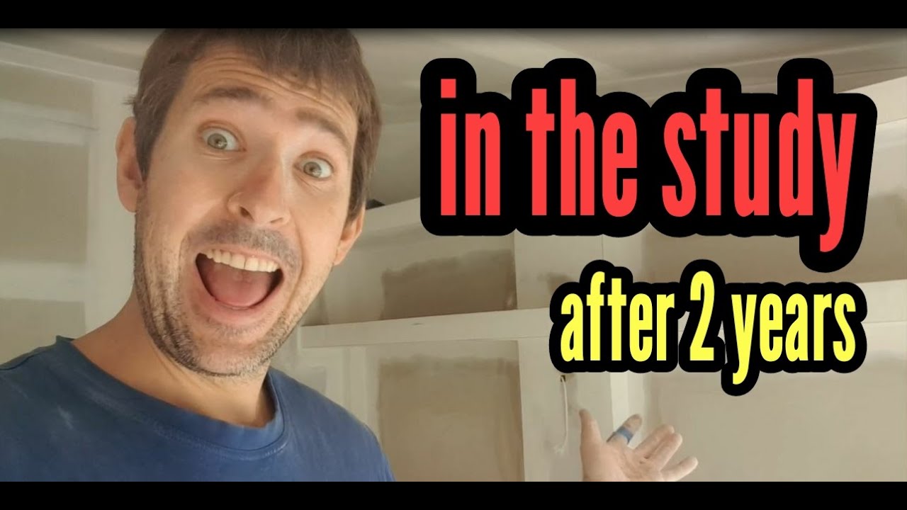finally back in the study - House Renovation Transformation PT.53 - YouTube