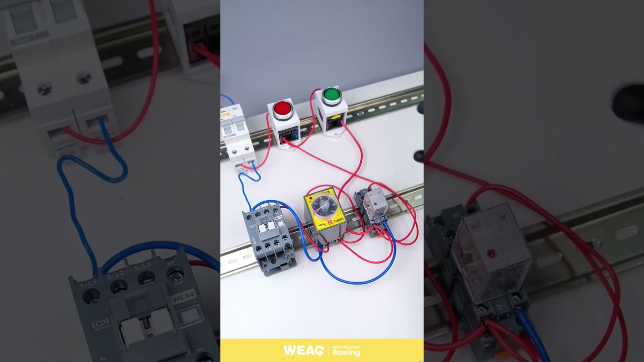 Contactor Push Button Timer Relay Wiring The Basics Of Industrial Control 