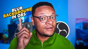 How to Blur background in OBS (EASY)