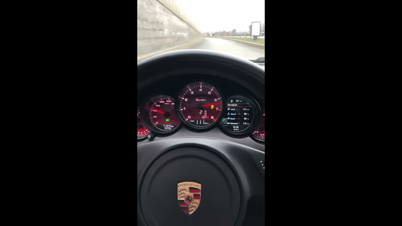 Porsche Cayenne Turbo (958) 4.8L - Acceleration #automobile #cayenneturbo
