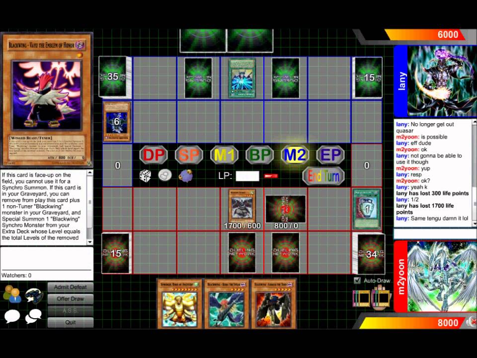 Yugioh Dueling Network : Simorgh Deck vs Hero Deck