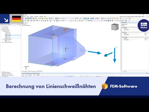 Berechnung von Linienschweißnähten