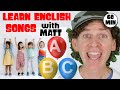 Learn Animals And More Songs with Matt - 1 Hour English for Children Songs and Vocabulary Practice