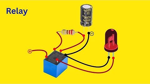 No IC, No Transistor – This Relay Circuit Blinks on Its Own!