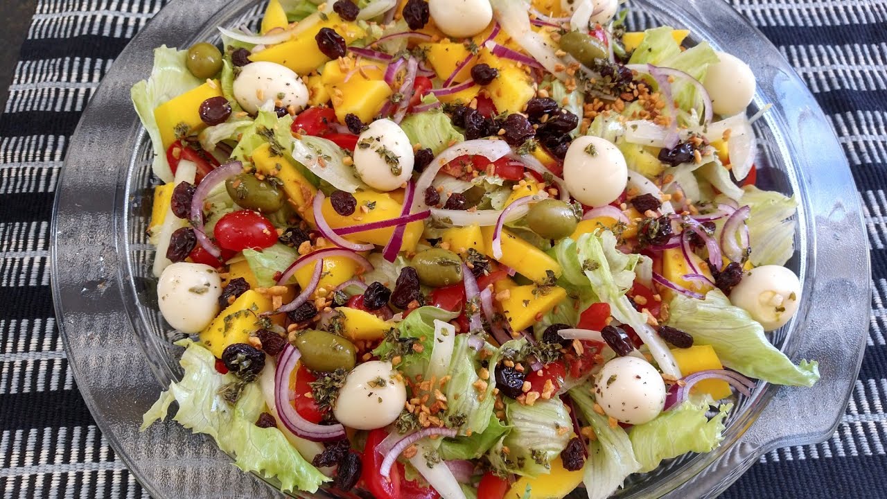 SALADA TROPICAL COM OVOS DE CODORNA E CEBOLA EM CONSERVA YouTube