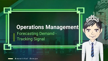 Forecasting Demand   Tracking Signal