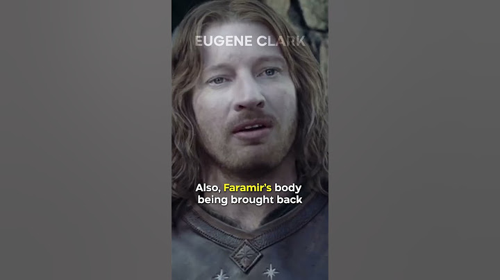 Did You Know In LORD OF THE RINGS: RETURN OF THE KING…