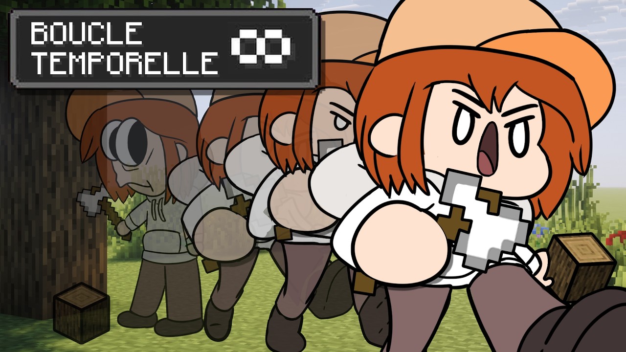 Finir minecraft en étant dans une BOUCLE TEMPORELLE