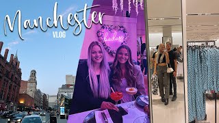 First Time in Manchester *VLOG* 🤍 Brunch, Trafford Centre, Cocktails at Boujee \& The Cube Live