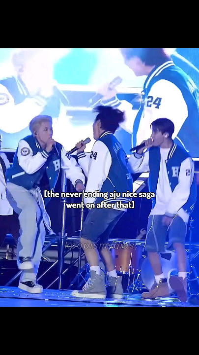 the crowd goes crazy for aju nice😂 #seventeen #bss #seungkwan #hoshi #dk