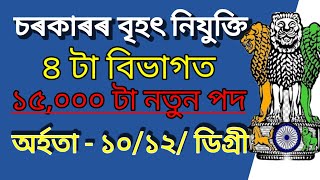 বৃহৎ নিযুক্তি ২০২৩| Assam Job news today|Assam Job Vacancy 2023