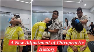 The most unique adjustment in the history of Chiropractic so far. By Dr.Rajneesh kant