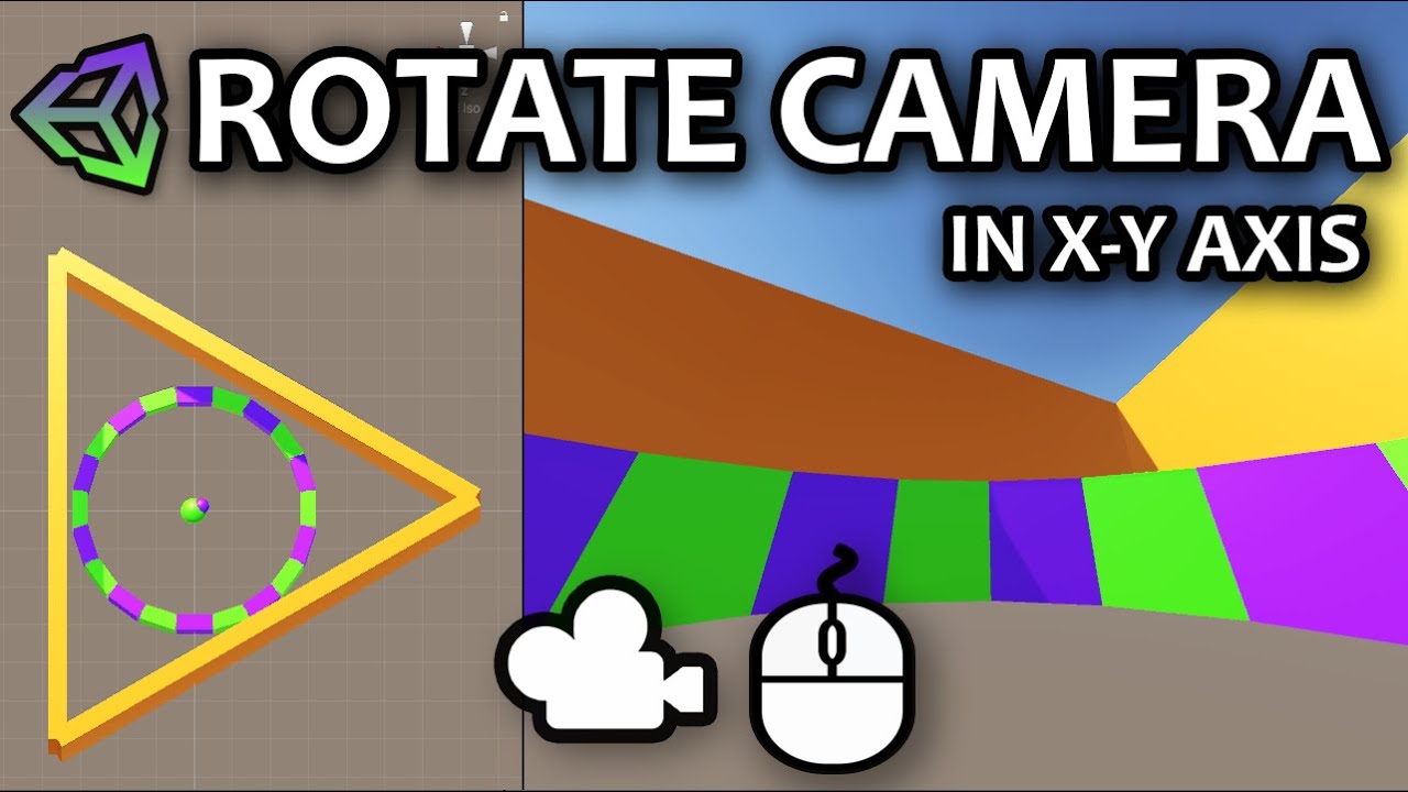 How To Rotate Camera With Mouse Drag In X Y Axes In Unity | Unity 3D  Tutorial - YouTube