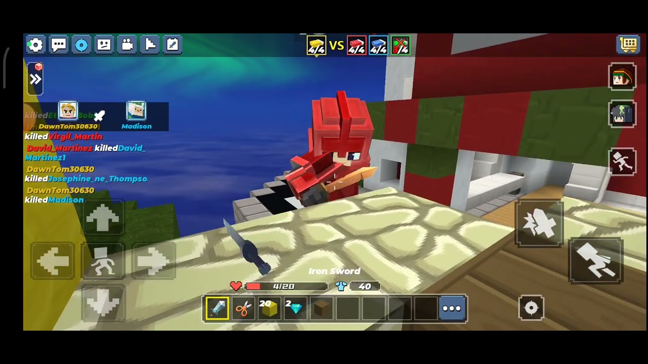 bedwars Nether gameplay of op YouTube