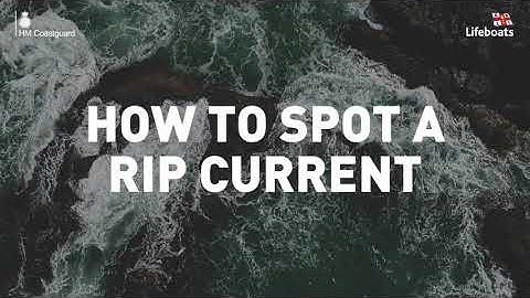 How to spot a rip current