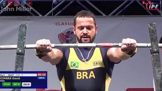 David Coimbra - 790kg 3rd Place 93kg - IPF World Classic Powerlifting Championships 2018