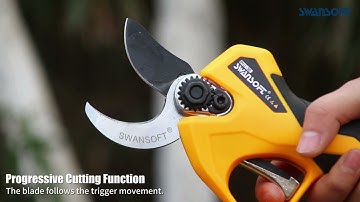 Professional 36MM Electric Pruner With  Progressive Control！ #sekator elektryczny【SWANSOFT Pru36】