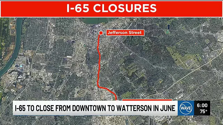 Get ready to detour: I-65 in Louisville to close for 2 months next summer