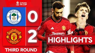 Dalot \& Fernandes Send United Through! | Wigan 0-2 Manchester United | Emirates FA Cup 2023-24