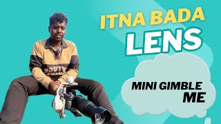 I stable a zooming lens in DJI RS 4 mini | DJI rs 4 mini gimble stable #gimbal #dji #tech