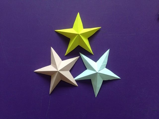 Paper Star Folding, Easy Origami Star for Beginners