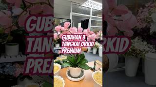Jom tengok Niza buat gubahan simple 3 tangkai orkid #orchidarrangement #diy #orchids