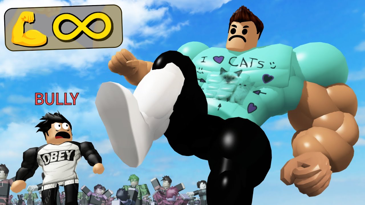 I Got Infinite Size In Crushing Simulator And Stepped On The Bully - the saddest roblox bully story denisdaily
