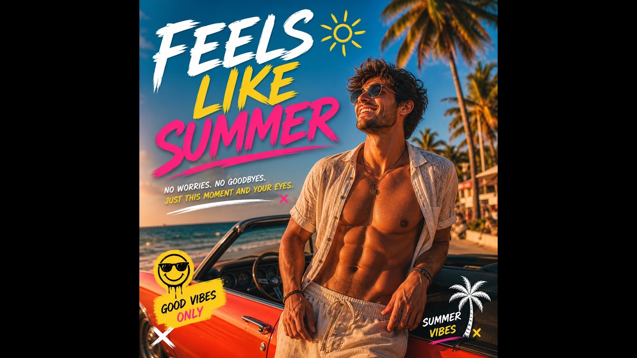 FEELS LIKE SUMMER ☀️ | Feel Good Anthem (Male Vocal Vibes)