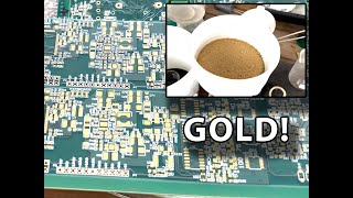 Refining Blank Circuit Boards for Gold