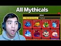 Getting every mythical fruit in one blox fruits