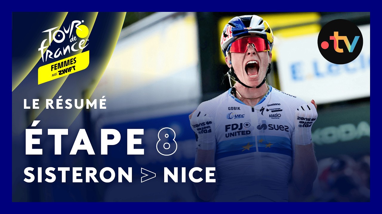 Tour de France Femmes 2026 : la MASTERCLASS de VOLLERING pour reprendre le jaune ! (résumé étape 8)
