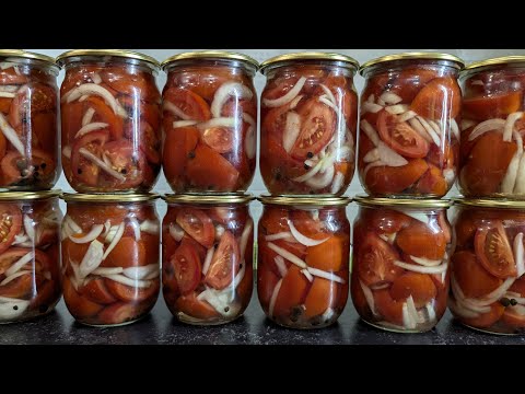ПОМИДОРЫ ДОЛЬКАМИ! Зимой пальчики оближешь! Супер рецепт!